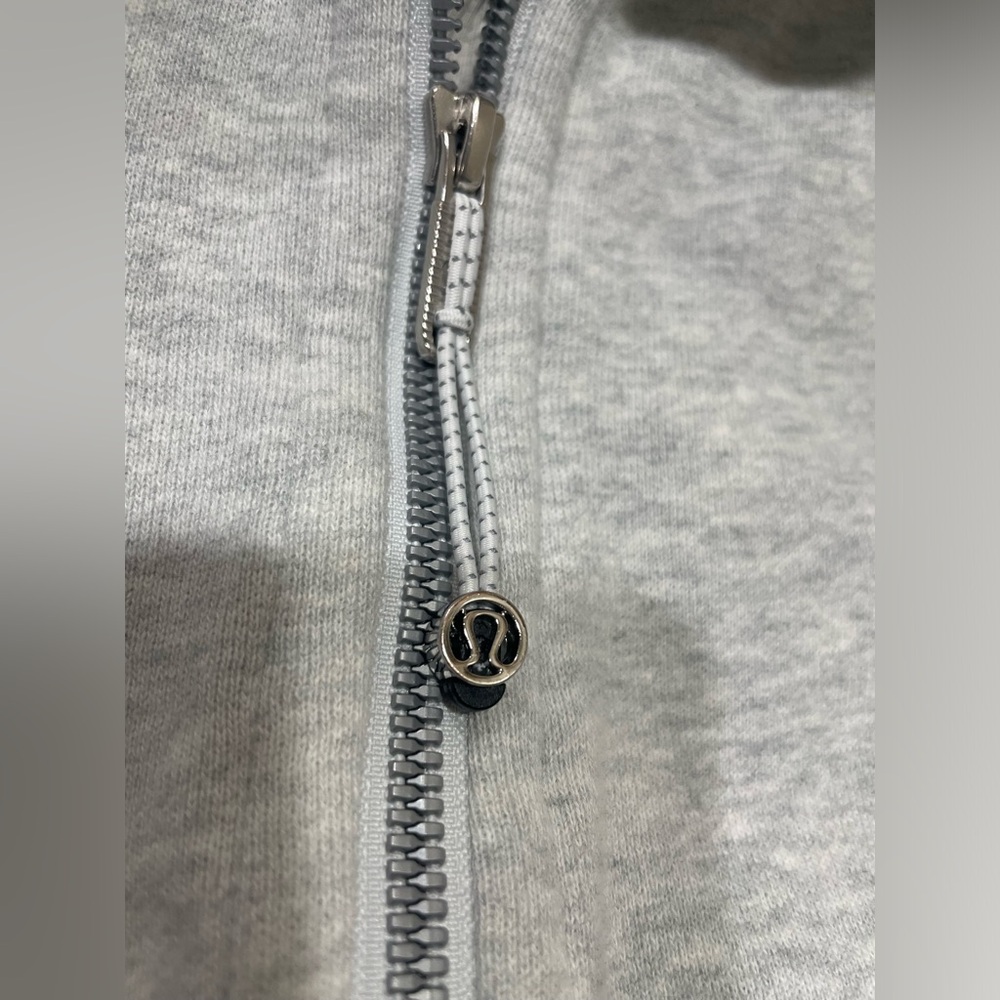 Part of MATCHING SET Lululemon Gray Sweatshirt Scuba Oversized Half-Zip Hoodie - Picture 7 of 9